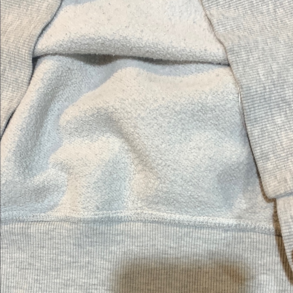Upcycled XL Red and Gray Heart Love Hoodie - Picture 5 of 5